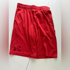 Under Armour Men's Vibrant Red Athletic Shorts